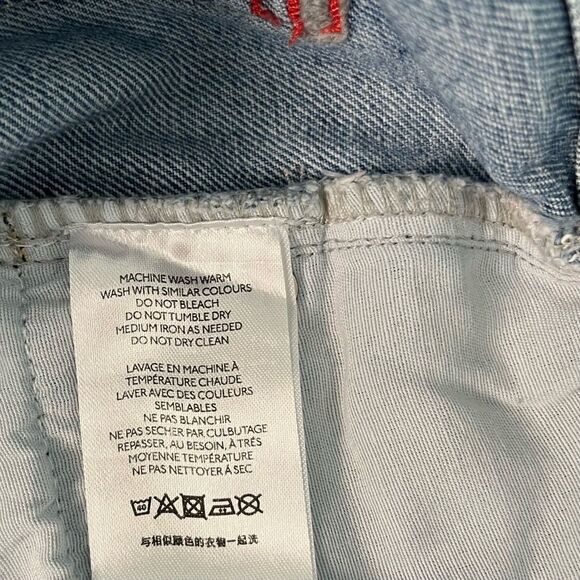 BDG High-Rise Baggy Jeans Straight Leg High Waist Medium Wash Size 30 90's Retro - Picture 9 of 9